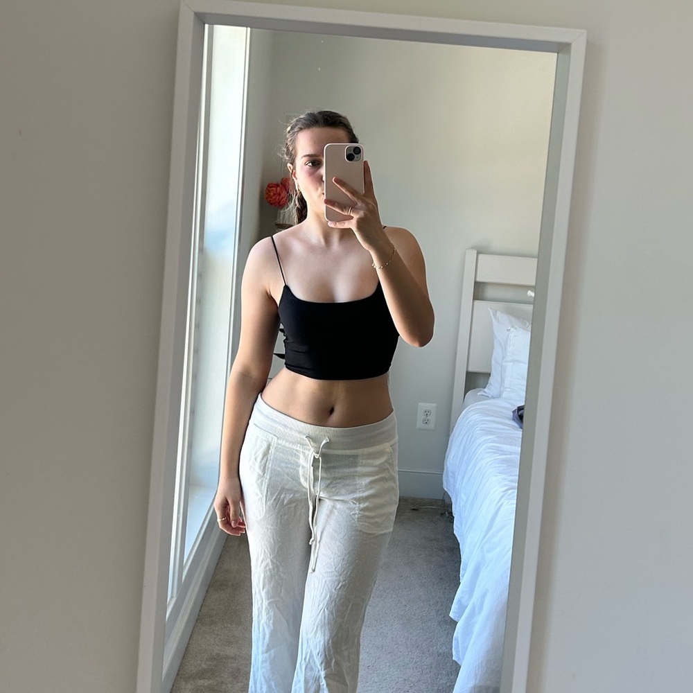 NWOT urban outfitters white linen pants